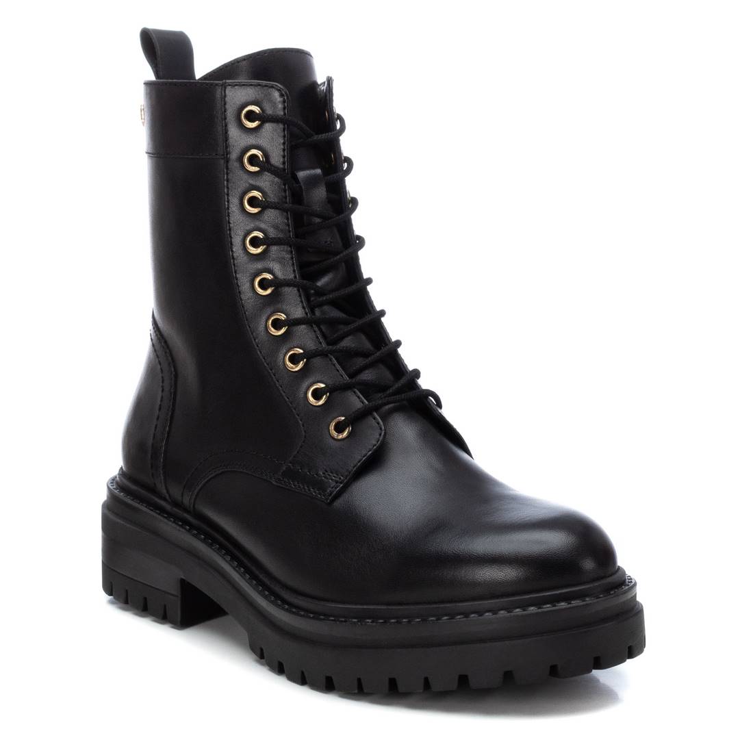 botines con cordones de mujer negras