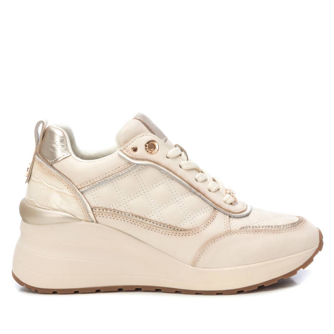 sneakers con cuña de mujer blanco