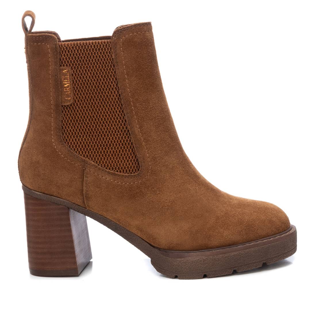 Botin de serraje de mujer marca Carmela.