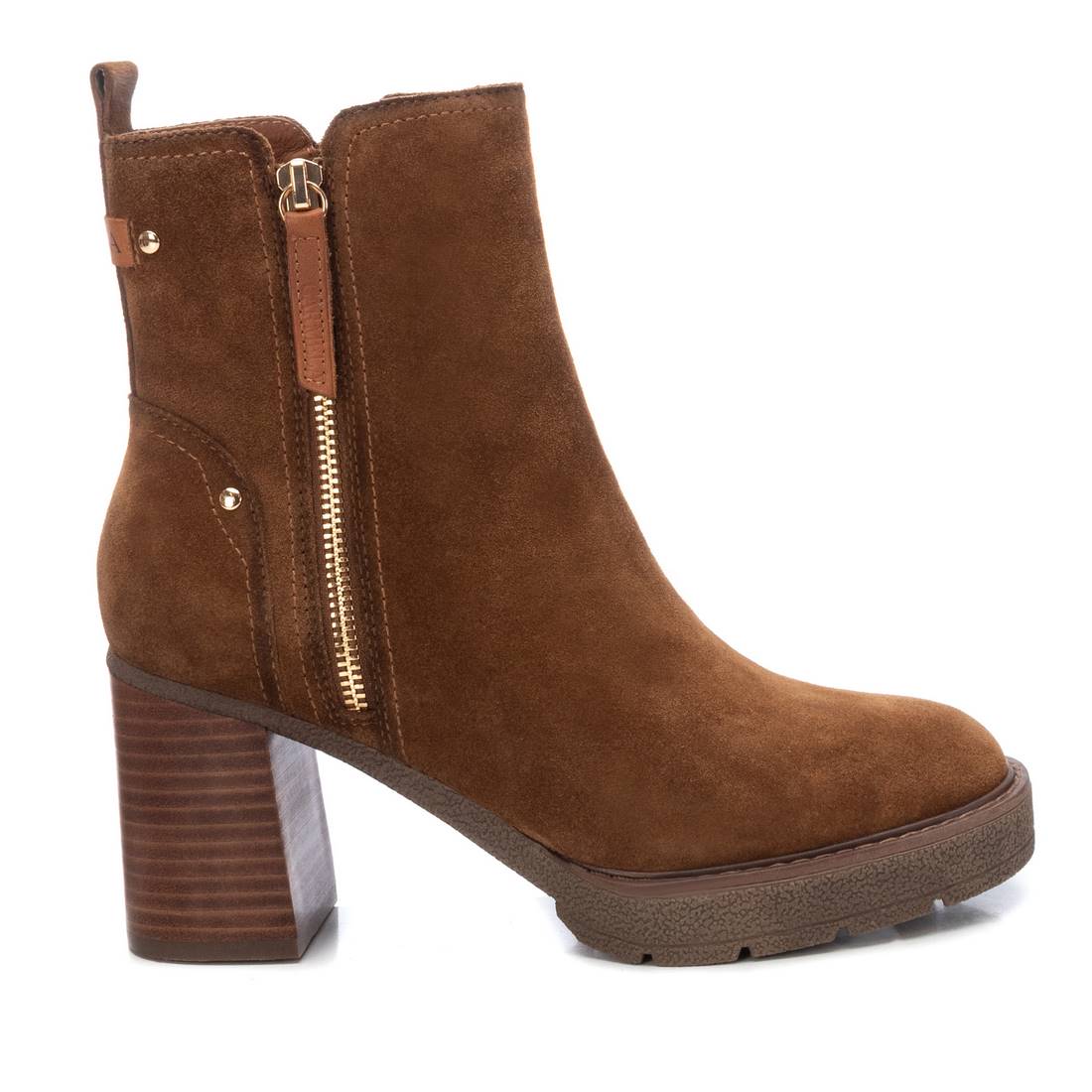 Botine serraje premium con tacón