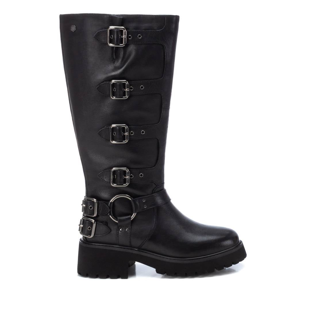 botas altas de piel mujer