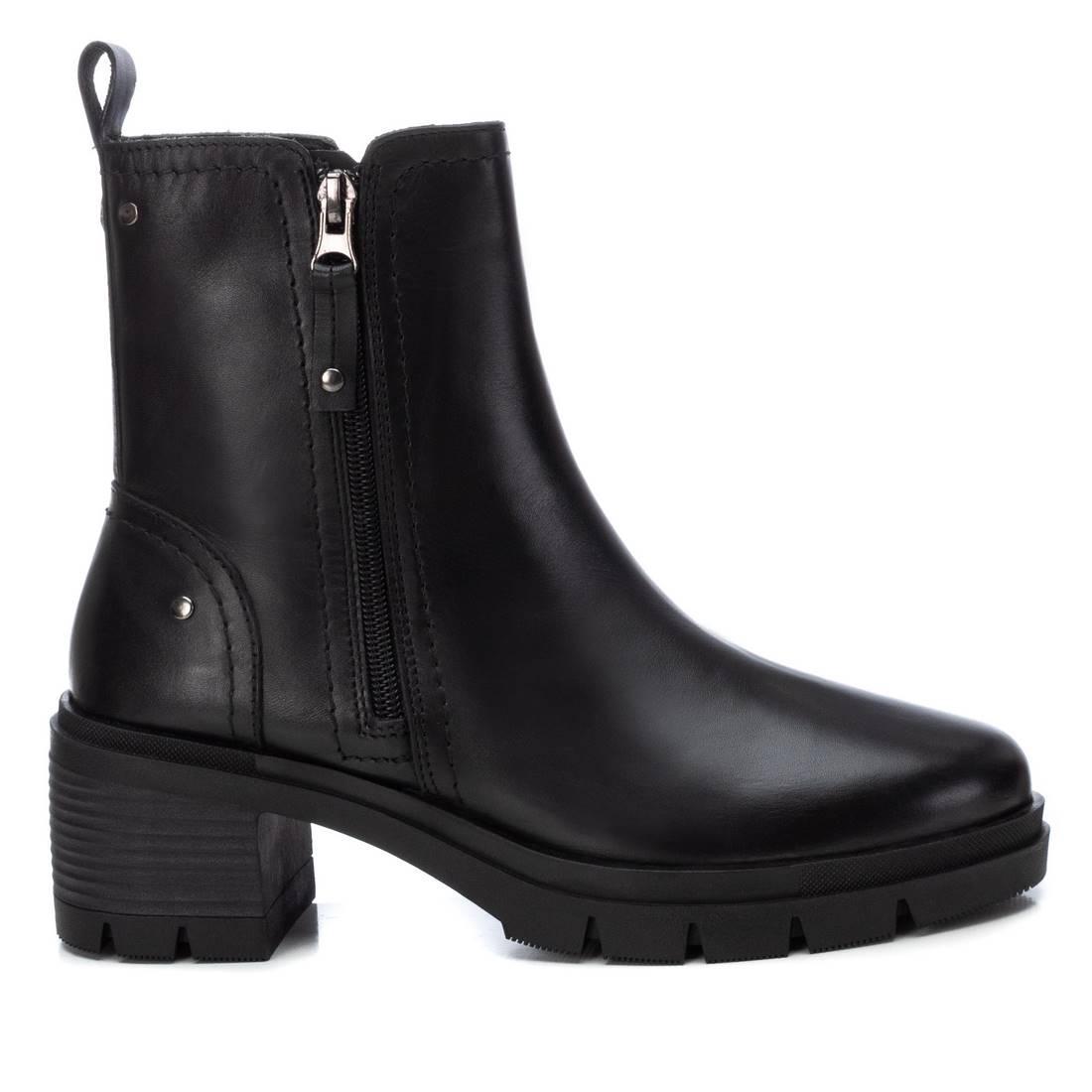 botines con cremallera mujer