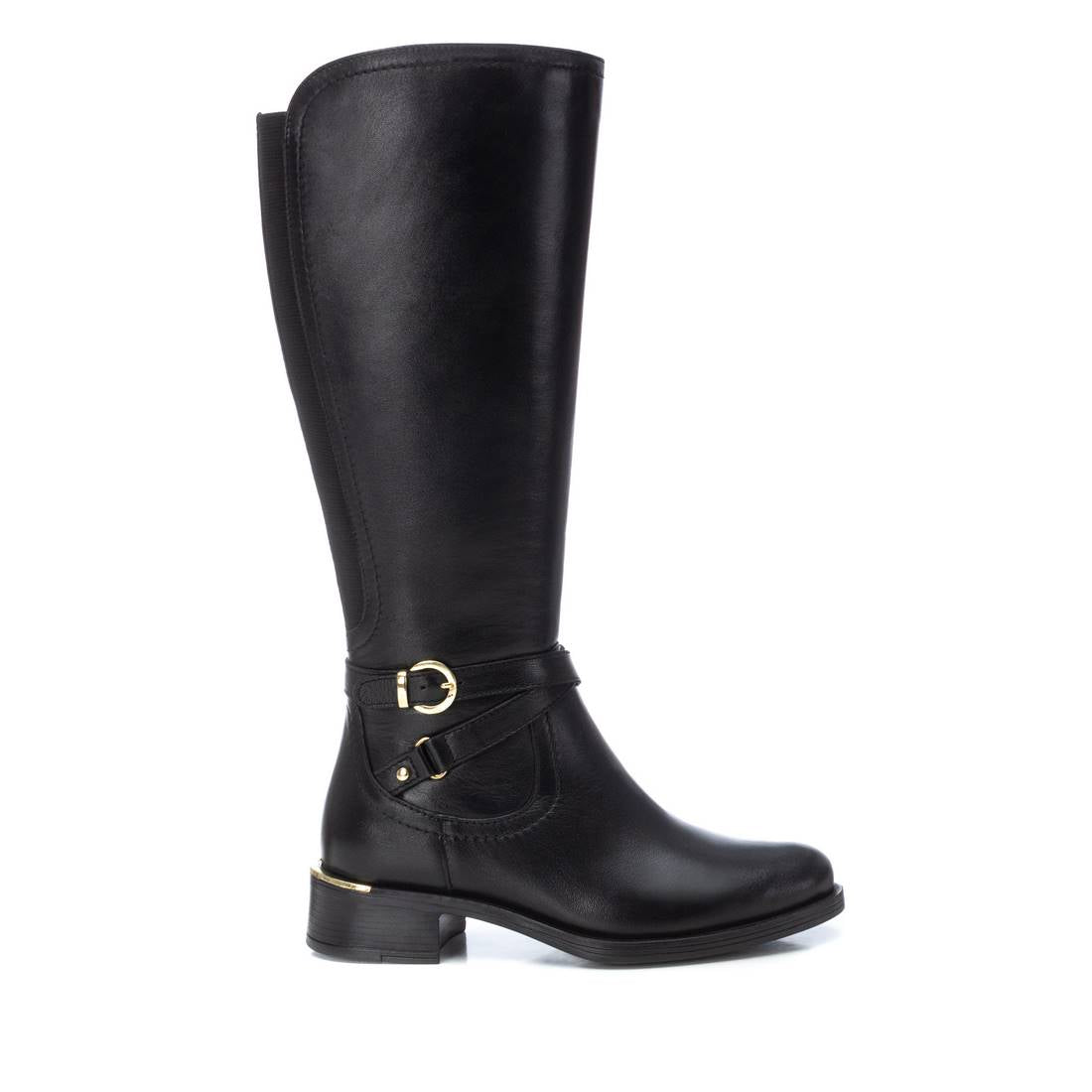 botas negras altas de mujer