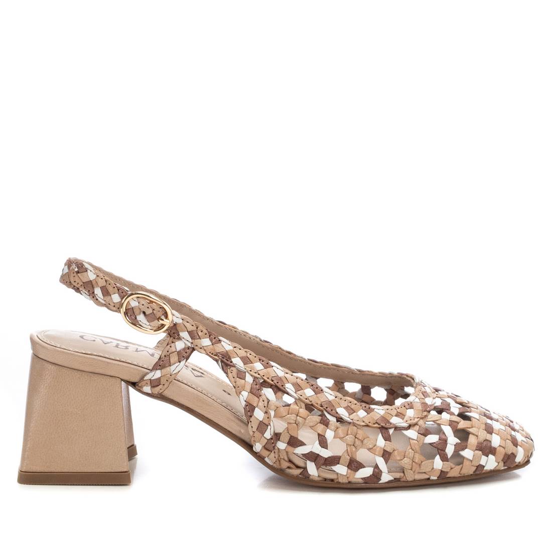 bailarinas de punta color marrón, con acabados cuidados y estilo único.