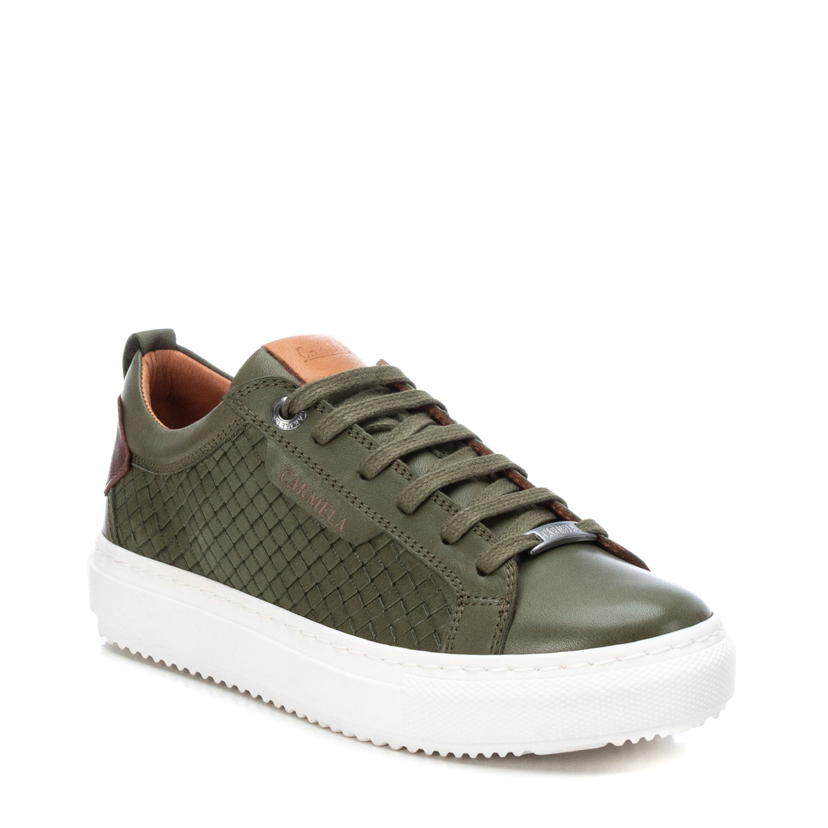 Carmela Zapatillas de piel 160115 verde - Tienda Esdemarca calzado, moda y  complementos - zapatos de marca y zapatillas de marca