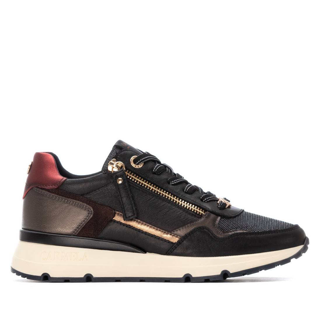 Zapatillas con cremallera de mujer