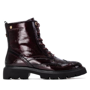 Botines burdeos para mujer