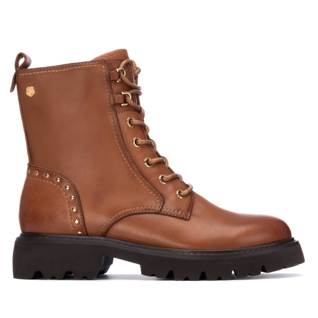 Botines camel para mujer