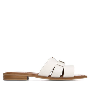 White women's sandals