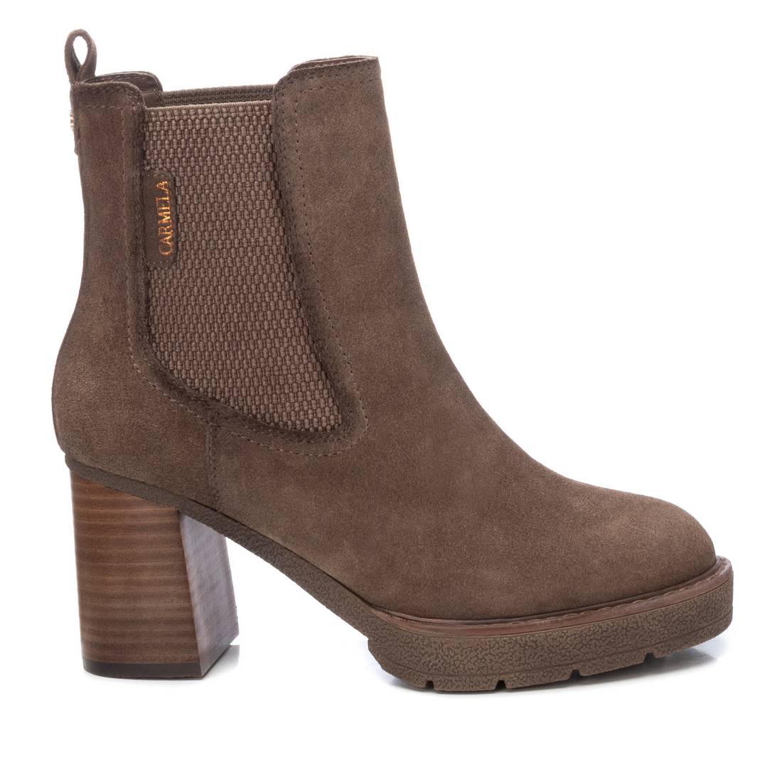 Botines con tacón mujer, plataforma y suela antideslizante