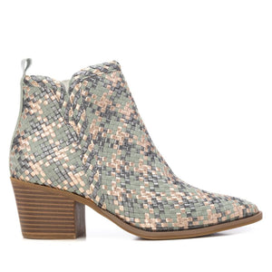 Botines azul marino para mujer