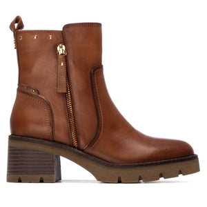 Botines camel para mujer