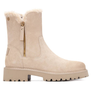 Botines beige para mujer
